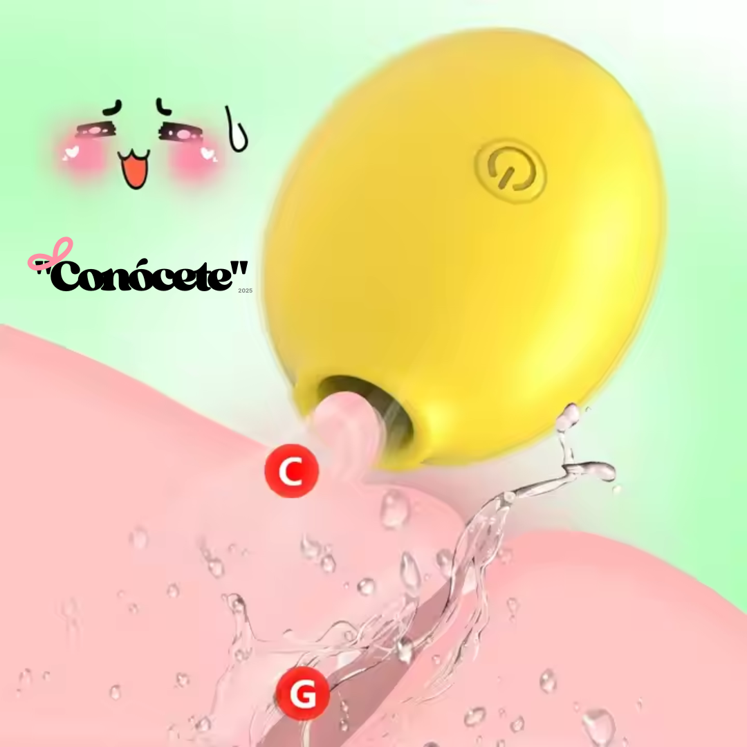 LEMKISS🍋💦es un masajeador íntimo con tecnología de succión de aire.